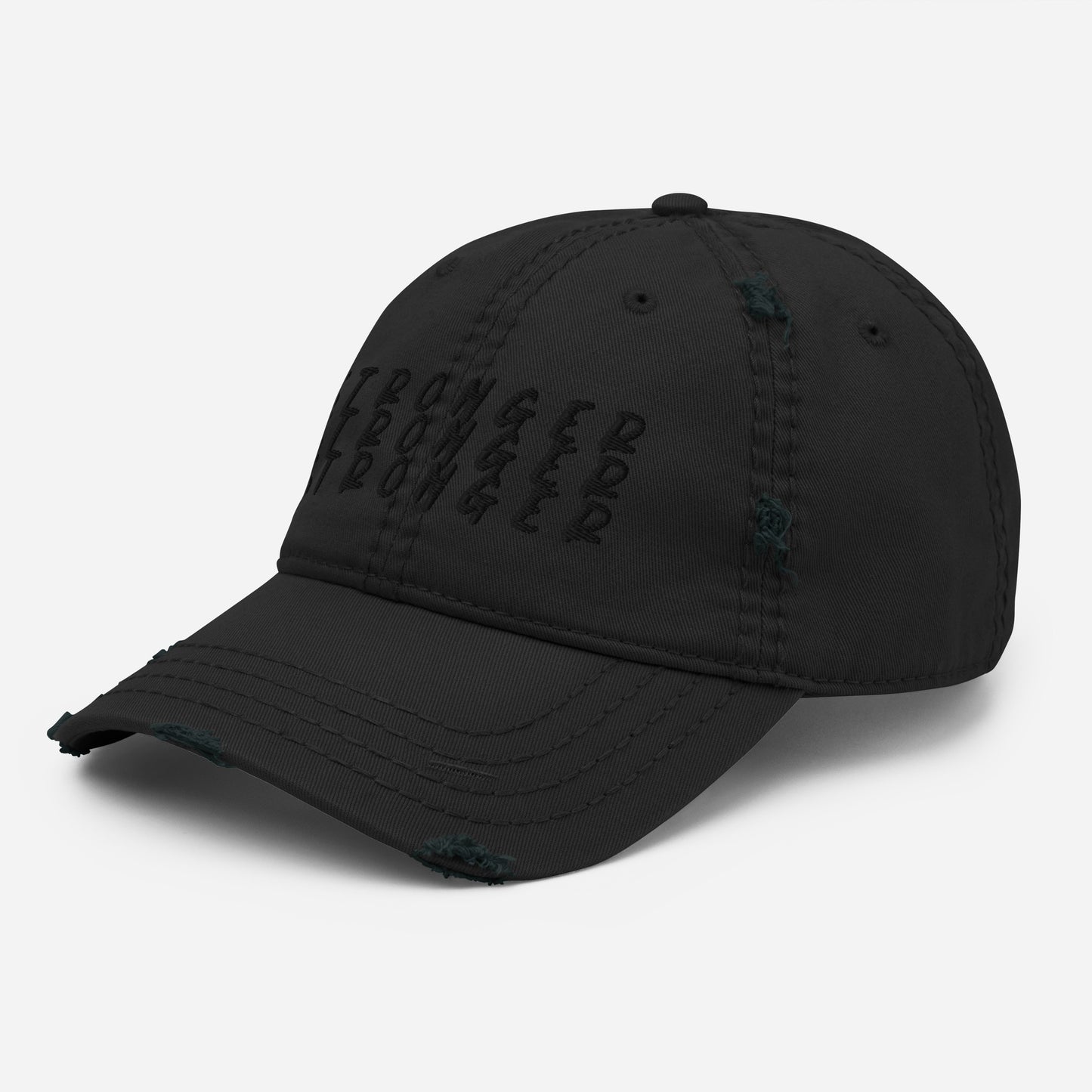 "Stronger"  Distressed Hat